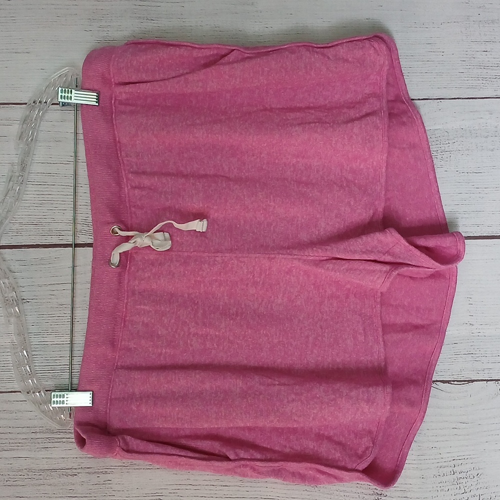 J. Crew soft pink marled cozy lounge shorts size XXL
